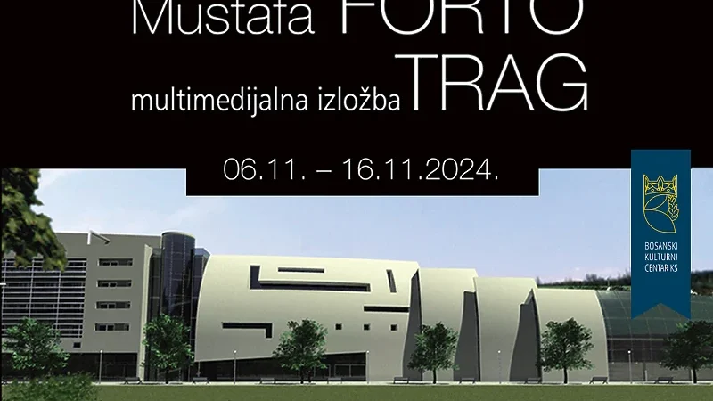 Multimedijalna izložba “TRAG” autora Mustafe Forto 6. novembra u BKC-u