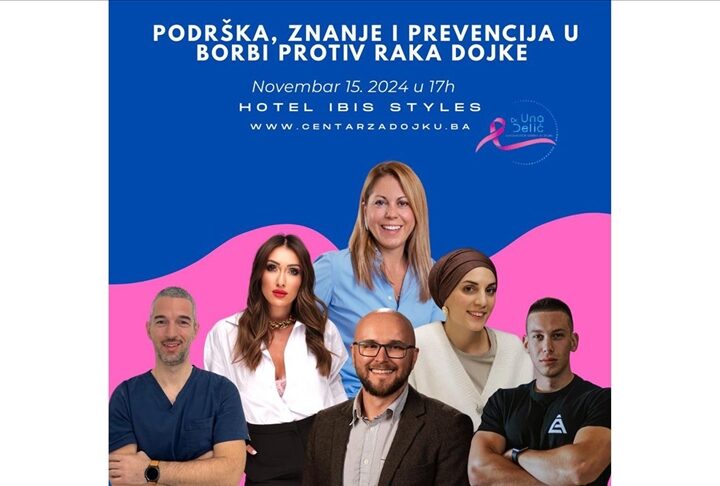 Konferencija ”Podrška, znanje i prevencija u borbi protiv raka dojke” 15. novembra u Sarajevu