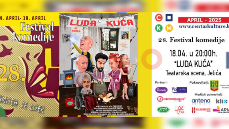 Predstava “Luda kuća” ponovo na sceni Centra kulture i mladih