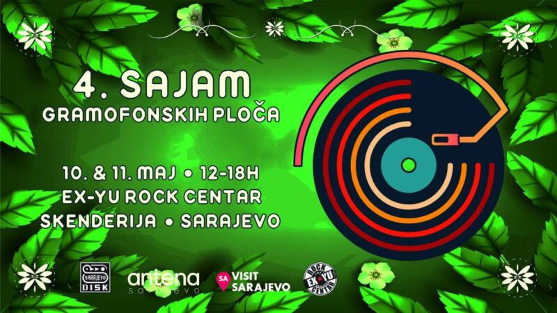 Sajam gramofonskih ploča 10. i 11. maja u prostorijama Ex-Yu Rock Centra
