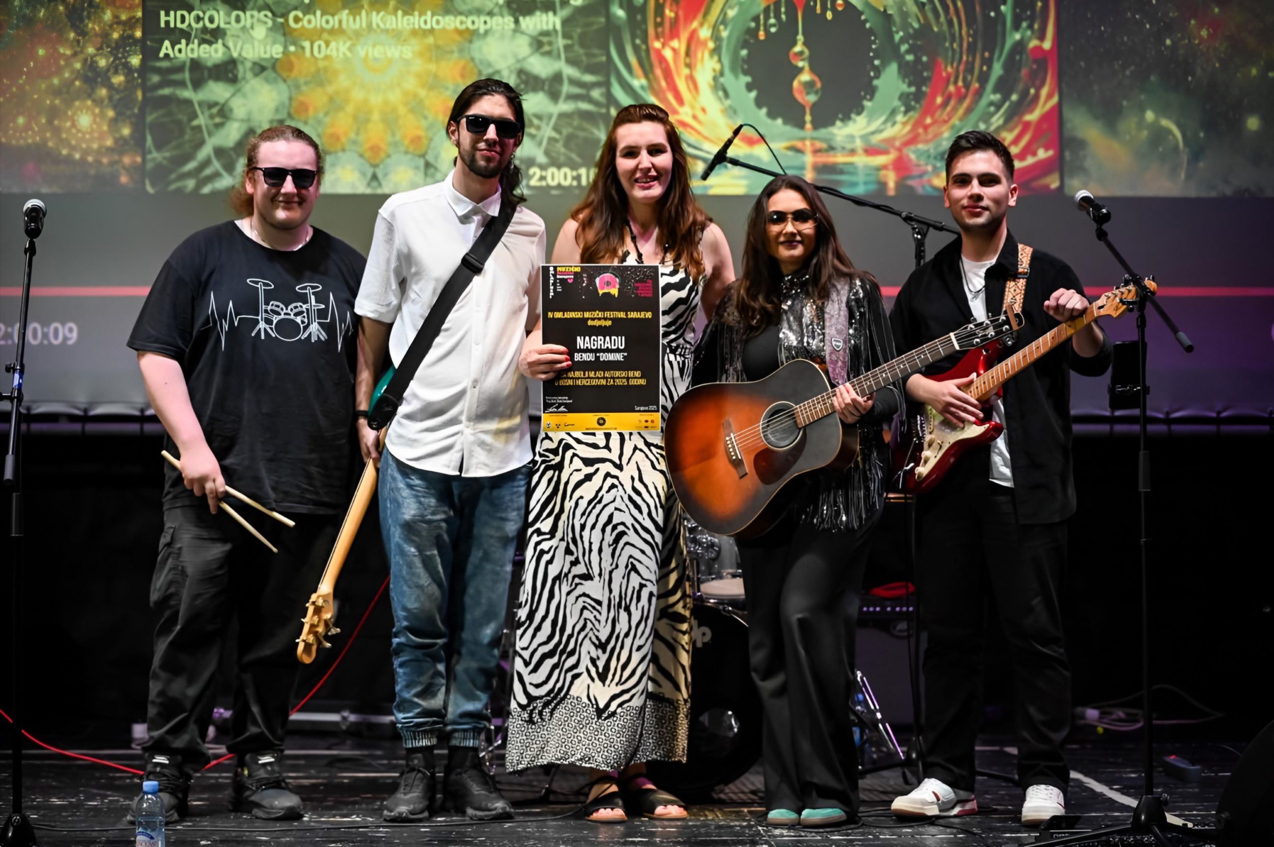Bend Domine proglašen najboljim mladim autorskim bendom u BiH