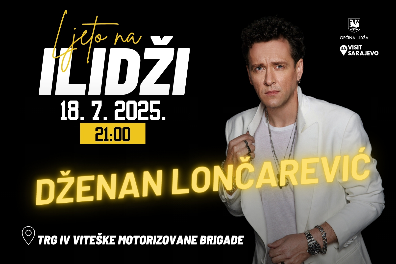 Ljeto na Ilidži počinje uz Dženana Lončarevića