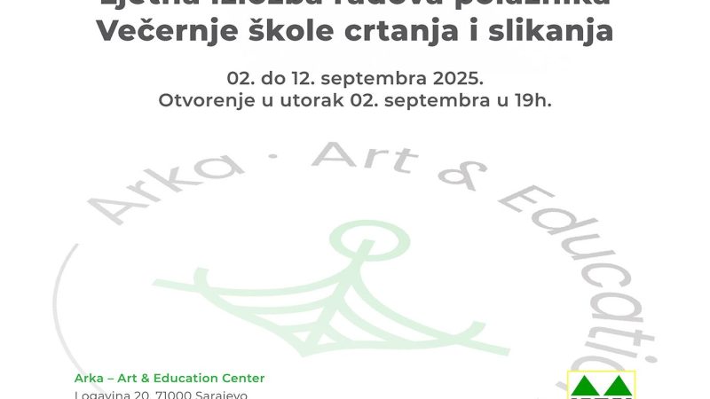 Ljetna izložba polaznika Večernje škole crtanja i slikanja