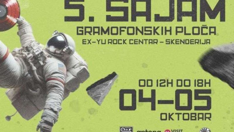 Sajam gramofonskih ploča 4. i 5. oktobra u Ex-Yu Rock Centru u Sarajevu