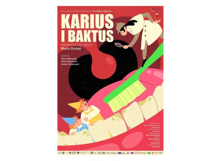 Premijera predstave “Karius i Baktus” na Dječijem teatarskom festivalu “Hajde, svijete, budi dijete”